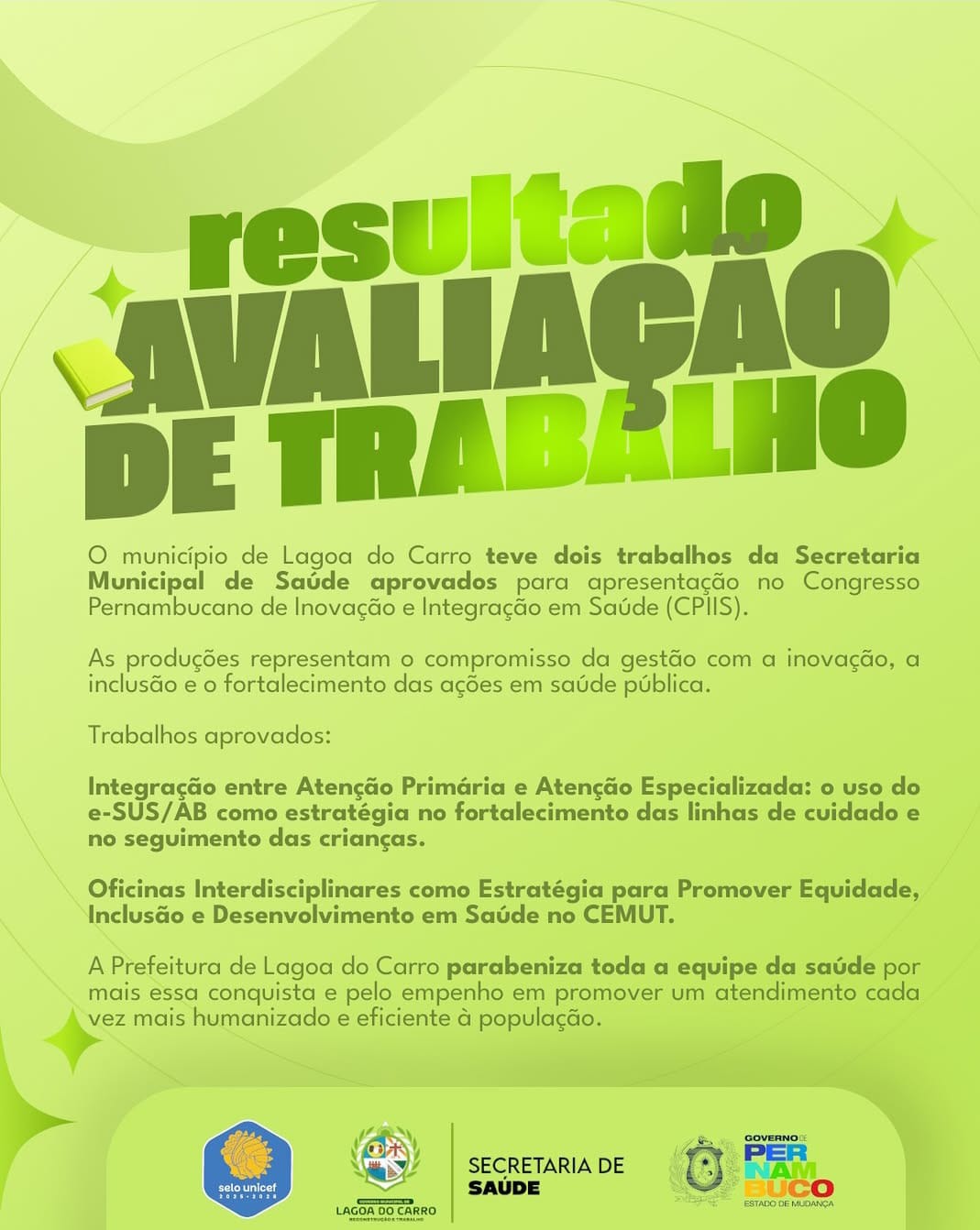 🎉 Lagoa do Carro em destaque! 💚